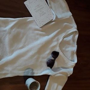 A white sweater